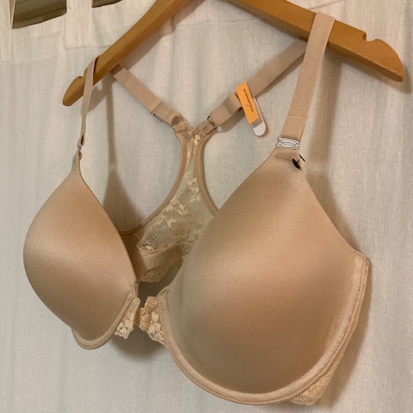 Maidenform Lace Racerback Bra with Front Close 36DD - Picture 2 of 9